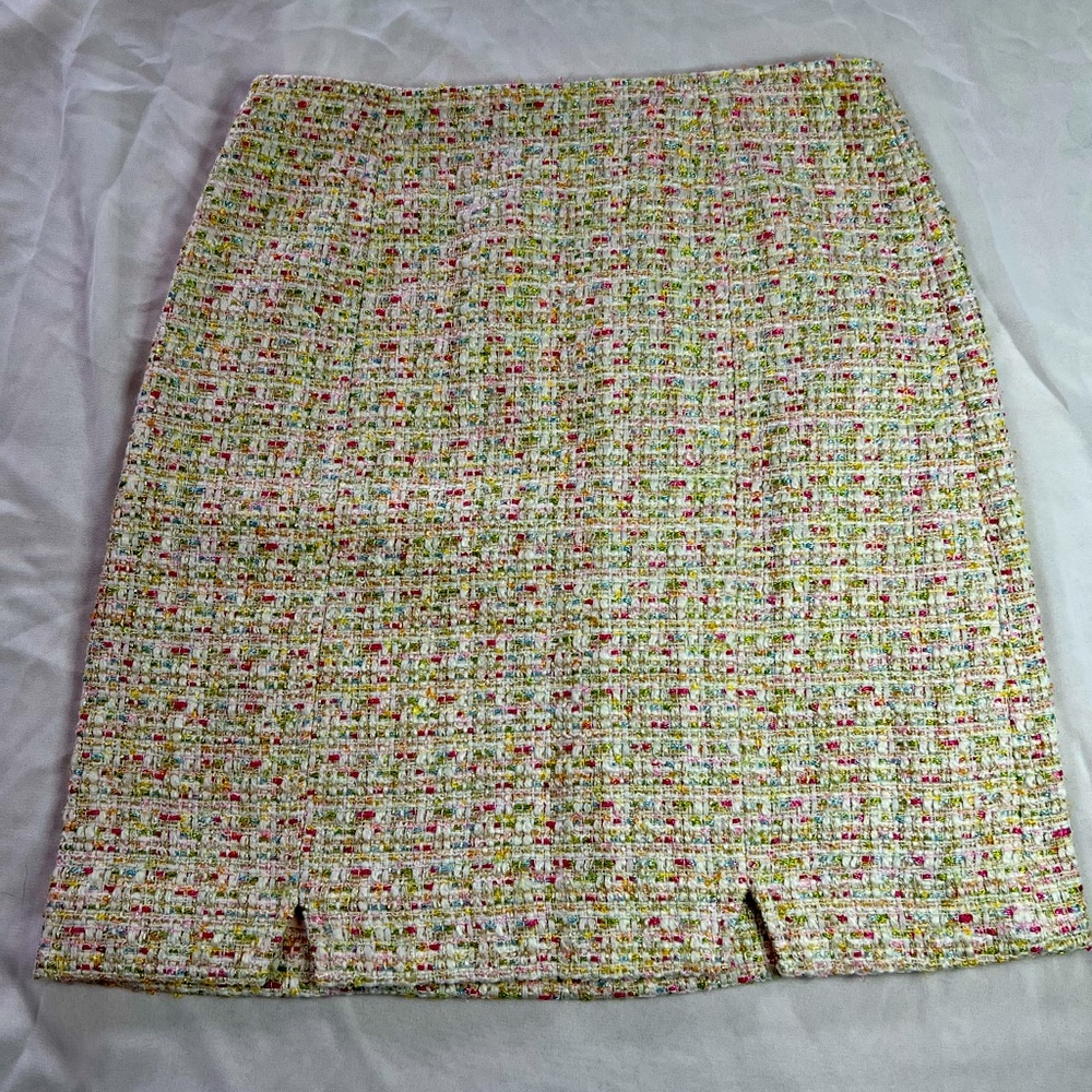 Pink multicolored Brooks Brothers skirt